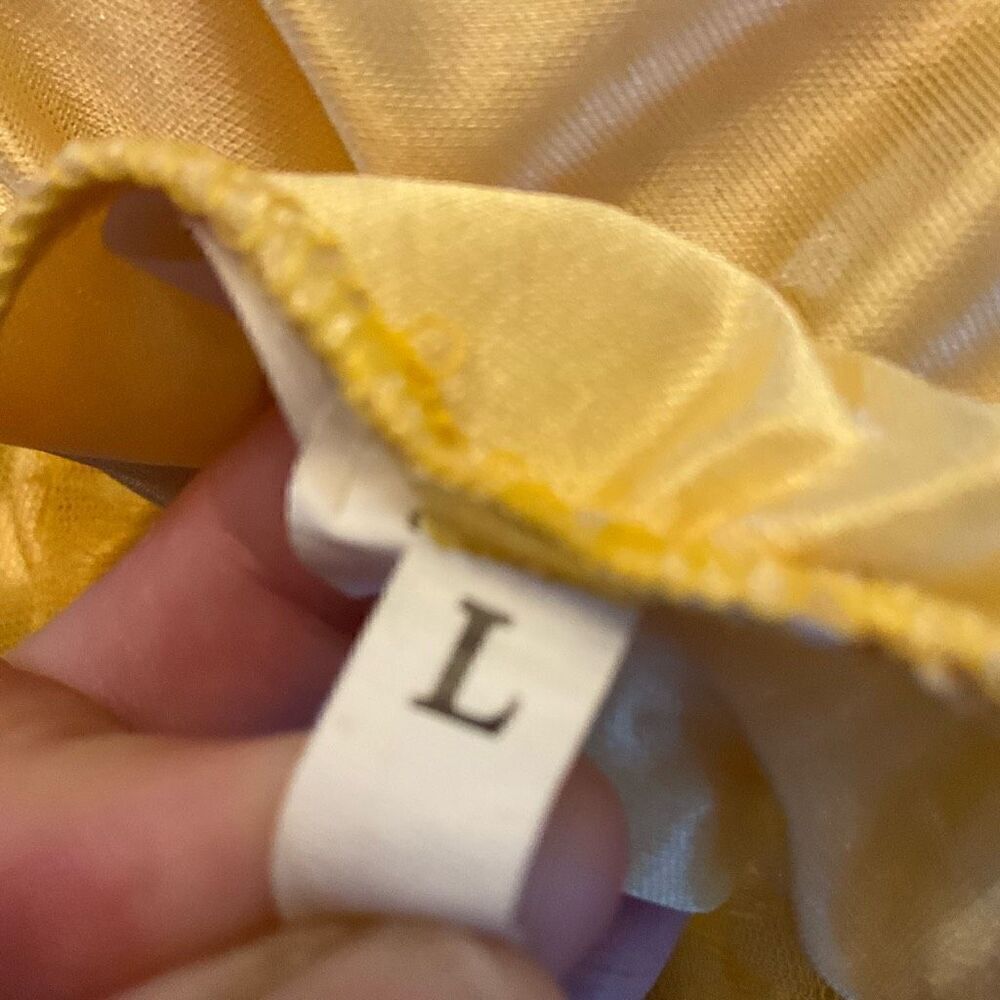 Lace overlay Sheer ZigZag Off Shoulder Pullover Minidress, L. Marigold! Volup! - Picture 12 of 16